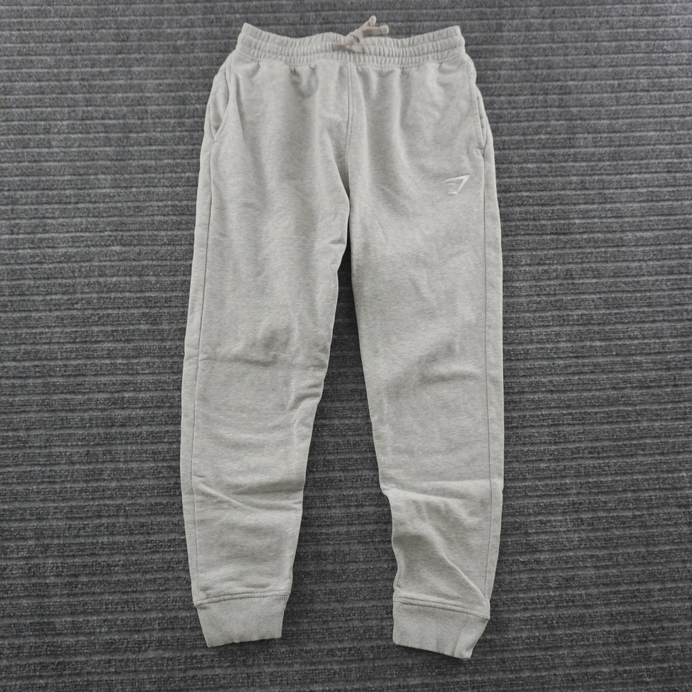 Gymshark Jogger Pants Men S Gray Tapered Fleece Sweats